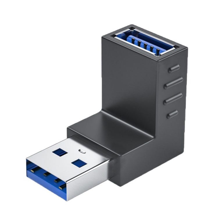 ENKAY USB 3.0 Adapter 90 Degree Angle Male to Female Combo Coupler Extender Connector, Angle:Vertical Up - USB 3.0 by ENKAY | Online Shopping UK | buy2fix