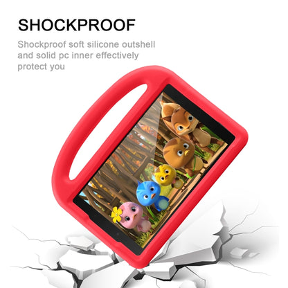 For Galaxy Tab A 8.0 (2019)T290 / T295 Sparrow Style Flat Anti Falling Protective Shell with Bracket(Red) - Tab A 8.0 & S Pen (2019) P200/P205 by buy2fix | Online Shopping UK | buy2fix