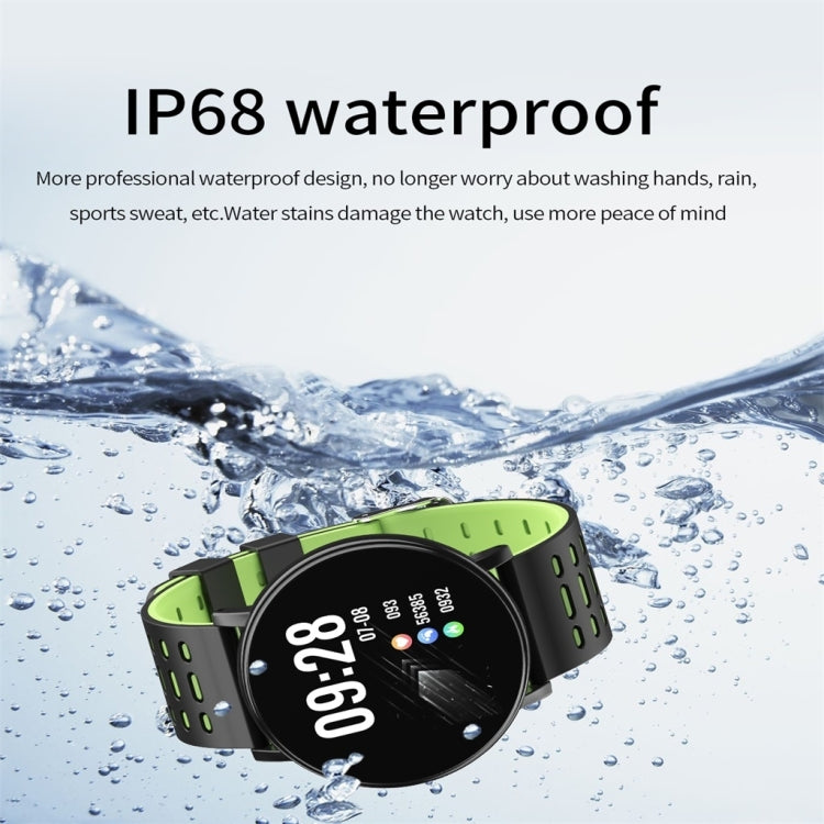 119plus 1.3inch IPS Color Screen Smart Watch IP68 Waterproof,Support Call Reminder /Heart Rate Monitoring/Blood Pressure Monitoring/Blood Oxygen Monitoring(Gray) - Smart Wear by buy2fix | Online Shopping UK | buy2fix