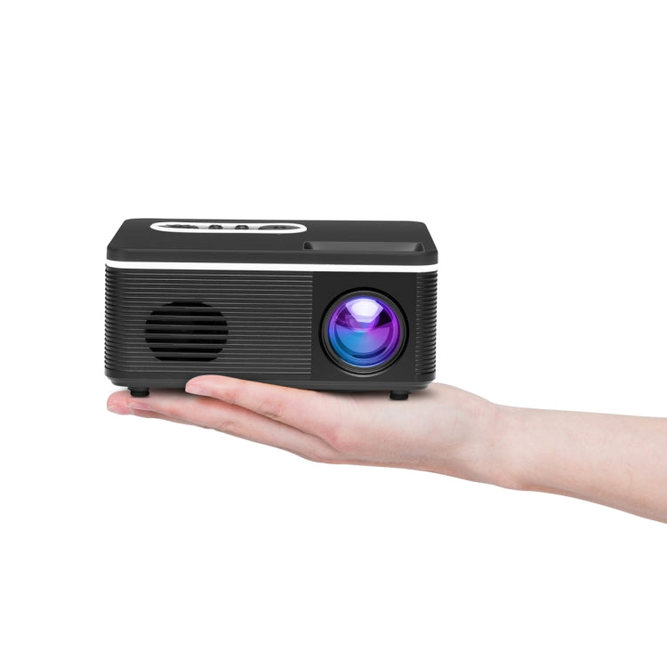 S361 80 lumens 320 x 240 Pixel Portable Mini Projector, Support 1080P, US Plug(Black) - Consumer Electronics by buy2fix | Online Shopping UK | buy2fix