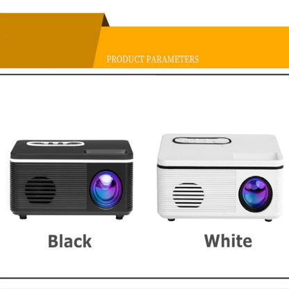 S361 80 lumens 320 x 240 Pixel Portable Mini Projector, Support 1080P, US Plug(Black) - Consumer Electronics by buy2fix | Online Shopping UK | buy2fix