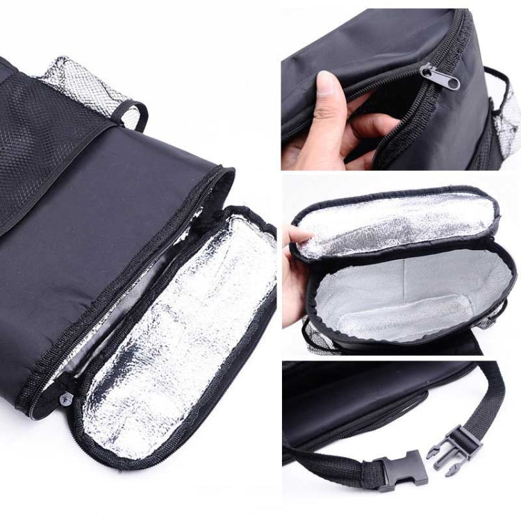 Multifunction Oxford Waterproof Baby Feeding Bottle Cover Thermal Bag Tissue Box Storage Hanging Car Seat Organizer Mum Bag(Black) - Tissue Boxes by buy2fix | Online Shopping UK | buy2fix