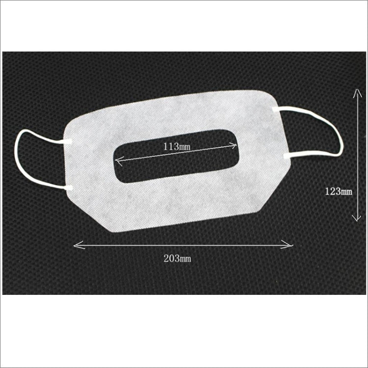 100 PCS Protective Hygiene Eye Mask White Disposable Eyemask for Virtual Reality Glasses - Consumer Electronics by buy2fix | Online Shopping UK | buy2fix