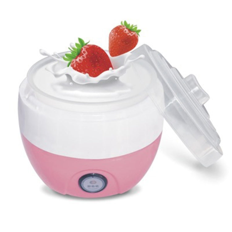 Electric Automatic Yogurt Maker Machine Yoghurt DIY Tool Kithchen Plastic Container 220V Capacity: 1L(Pink) - Yogurt Machine by others | Online Shopping UK | buy2fix