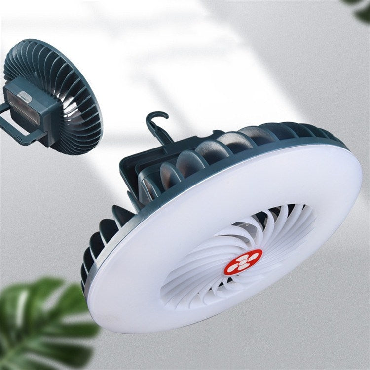 USB Rechargeable Fan Lamp Live Broadcast Multi-function Tent Camping Lamp, Style:Fan Light - Consumer Electronics by buy2fix | Online Shopping UK | buy2fix