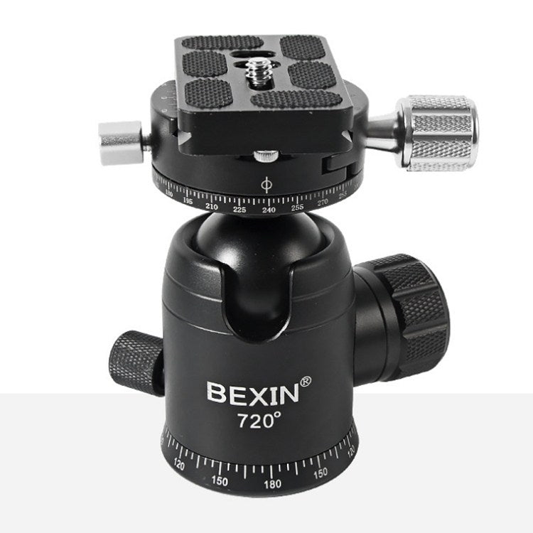 BEXIN 720 Degree Rotation Panoramic Aluminum Alloy Tripod Ball Head with Quick Release Plate - Camera Accessories by BEXIN | Online Shopping UK | buy2fix