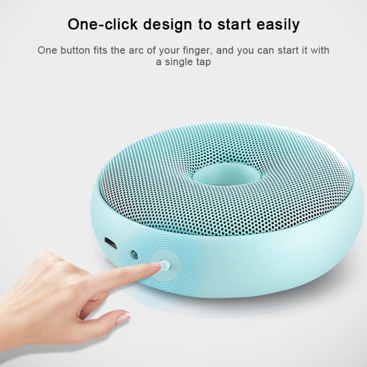 Portable Donut Electric Air Purifier Home Car Anion Ozone Deodorizer(Green) - Home & Garden by carzor | Online Shopping UK | buy2fix