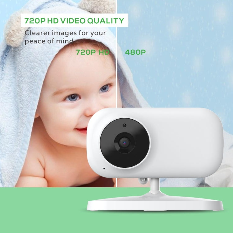 SM70 7-inch 720 x 1080P Wireless Baby Monitor Camera Temperature Monitor 2 Way Audio UK Plug - Security by buy2fix | Online Shopping UK | buy2fix