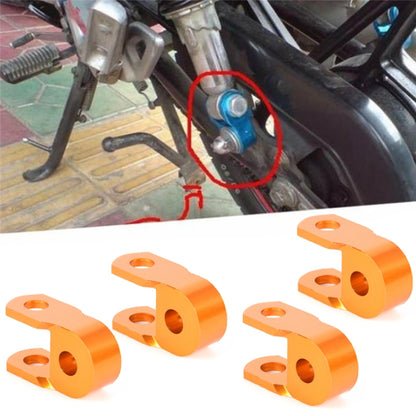 2 Pairs Shock Absorber Extender Height Extension for Motorcycle Scooter, Size: Small(Yellow) - In Car by buy2fix | Online Shopping UK | buy2fix