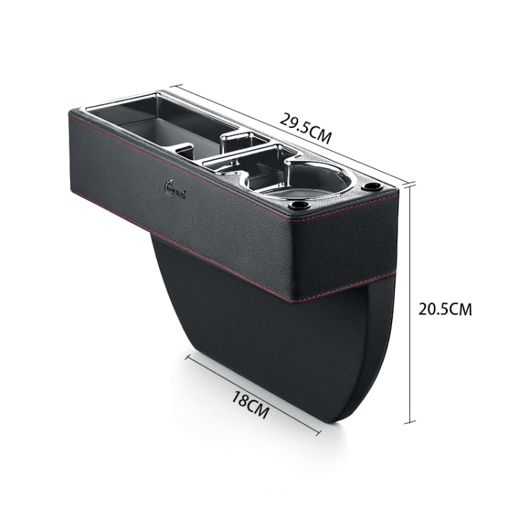SUSISUN SNH010 Car Seat Gap Storage Box, Style:Co-driver(Black) - In Car by SUSISUN | Online Shopping UK | buy2fix