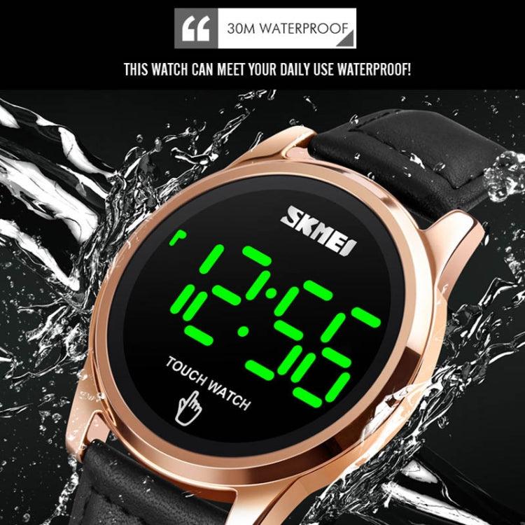 SKMEI 1684 Versatile Sports Steel Belt Men Electronic Watch, Colour:Rose Gold - Alloy Watches by buy2fix | Online Shopping UK | buy2fix