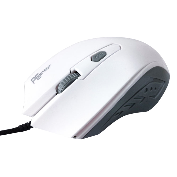 Pcsensor MOS4 4 Keys 2400DPI Game Intelligent Voice Recognition Input Mouse, Cable Length: 1.5m(Mute) - Wired Mice by Pcsensor | Online Shopping UK | buy2fix