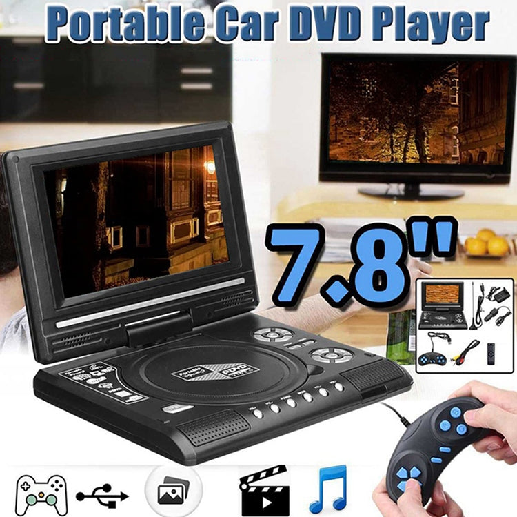 7.8 inch Portable DVD with TV Player, Support SD / MMC Card / Game Function / USB Port(UK Plug) - Consumer Electronics by buy2fix | Online Shopping UK | buy2fix