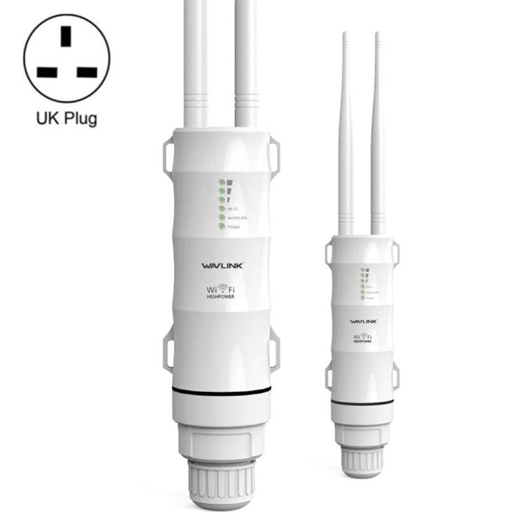 WAVLINK AC600 AP 2.4G/5G Dual Frequency Outdoor High Power Repeater, Pulg Type:UK Plug - Wireless Routers by WAVLINK | Online Shopping UK | buy2fix