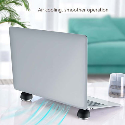 Creative Laptop Compact Portable Invisible Mushroom Stand Desktop Heightening Fan Heater Shelf(Green) - Computer & Networking by buy2fix | Online Shopping UK | buy2fix