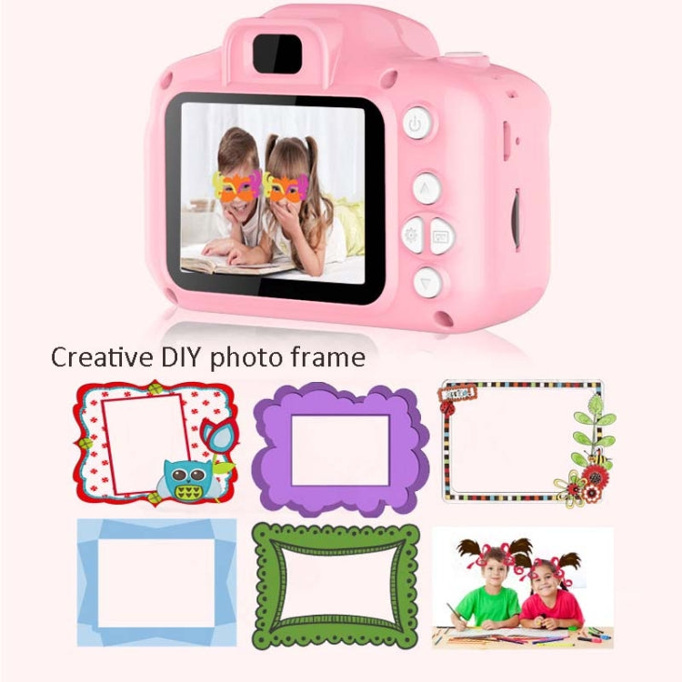 13.0 MP + Card Reader HD Children Toy Portable Digital SLR Camera(Pink) - Consumer Electronics by buy2fix | Online Shopping UK | buy2fix