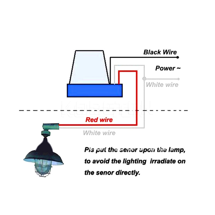 Automatic Switch Sensor Switch Photocell Street Light Switch Control(24V) - Consumer Electronics by buy2fix | Online Shopping UK | buy2fix