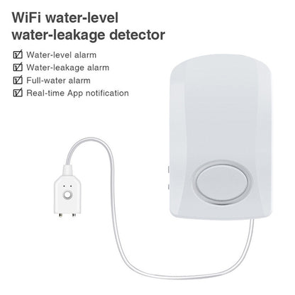 130dB Water Leakage Alarm Detector Sensor Detection Flood Alert Overflow Home Security Alarm System - Security by buy2fix | Online Shopping UK | buy2fix