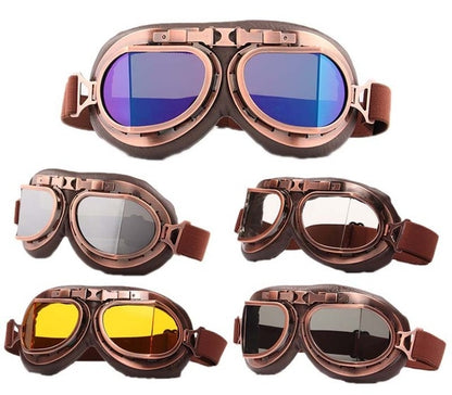 Protective Glasses Dustproof Anti-wind / Sand Riding Motorcycle Goggles Industrial Goggles(Colorful Lens) - Outdoor & Sports by buy2fix | Online Shopping UK | buy2fix