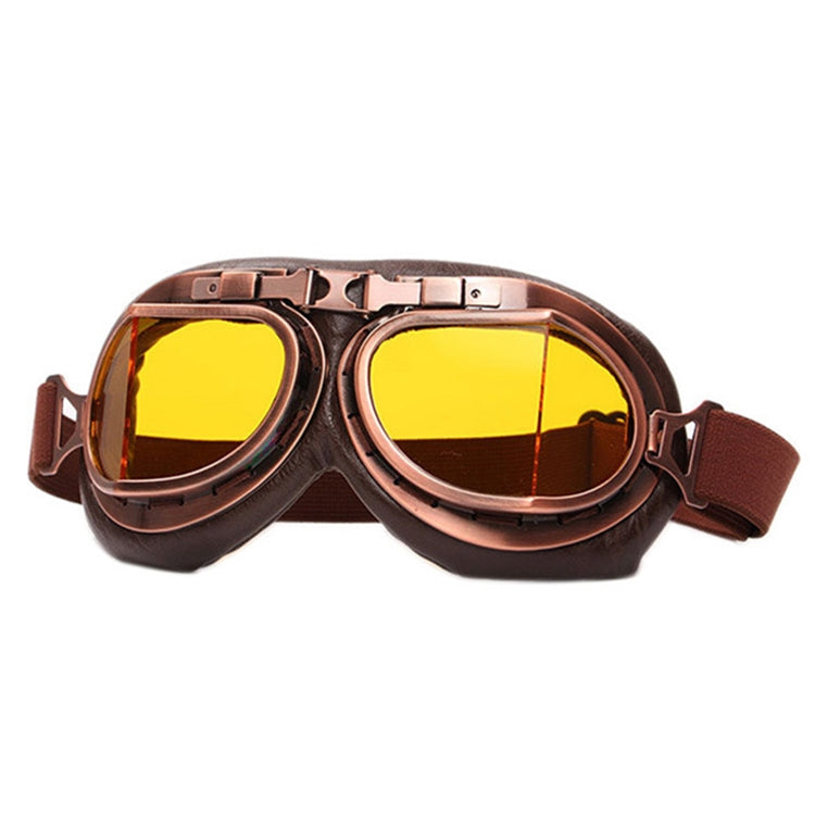 Protective Glasses Dustproof Anti-wind / Sand Riding Motorcycle Goggles Industrial Goggles(Yellow Lens) - Outdoor & Sports by buy2fix | Online Shopping UK | buy2fix