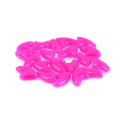 20 PCS Silicone Soft Cat Nail Caps / Cat Paw Claw / Pet Nail Protector/Cat Nail Cover, Size:XS(Rose Red) - Home & Garden by buy2fix | Online Shopping UK | buy2fix