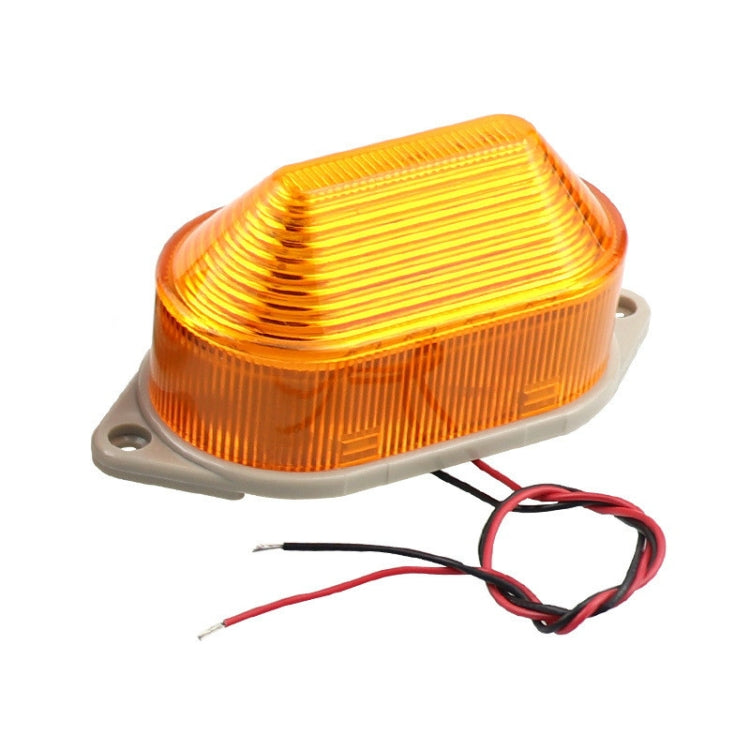 DC12V Led Mini Strobe Signal Warning Light Silent Warning Light(Orange) - Warning Lights by buy2fix | Online Shopping UK | buy2fix