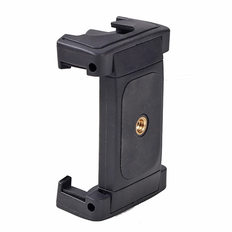 Xiletu Xj-12 Live Broadcast Bracket Fixing Clip Tripod Mount Phone Clamp with 1/4 inch Screw Holes & Cold Shoe Base - Camera Accessories by Xiletu | Online Shopping UK | buy2fix