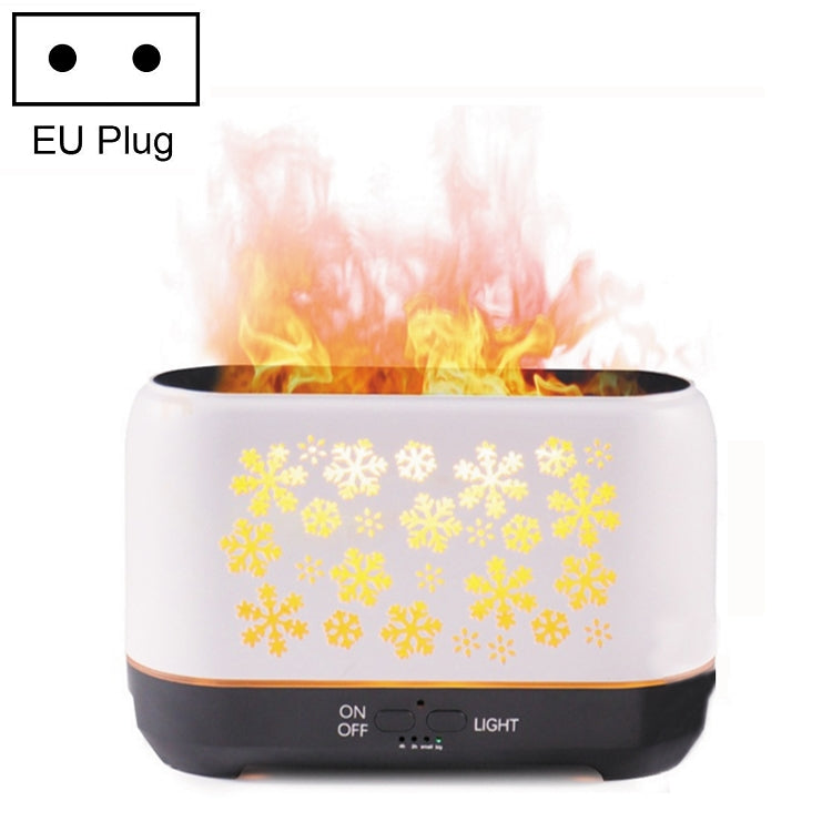 Desktop 3D Simulation Flame Incense Smoked Machine Humidifier, Colour:White(EU Plug) - Home & Garden by buy2fix | Online Shopping UK | buy2fix
