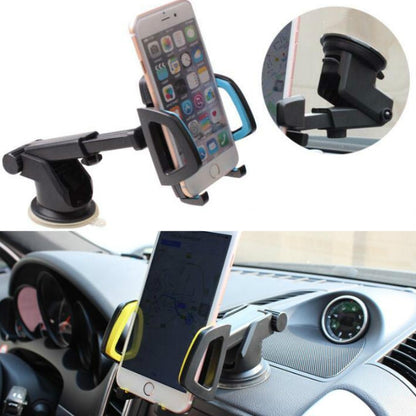 Car Phone Holder Car Air Outlet Mobile Phone Holder Suction Cup Navigation Instrument Panel General, Style:3 in 1(Gray) - Car Holders by buy2fix | Online Shopping UK | buy2fix