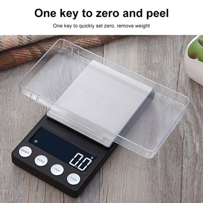 High-Precision Electronic Scale Mini Portable Jewellery Medicine Scale, Style:500g/0.01g - Jewelry Scales by buy2fix | Online Shopping UK | buy2fix