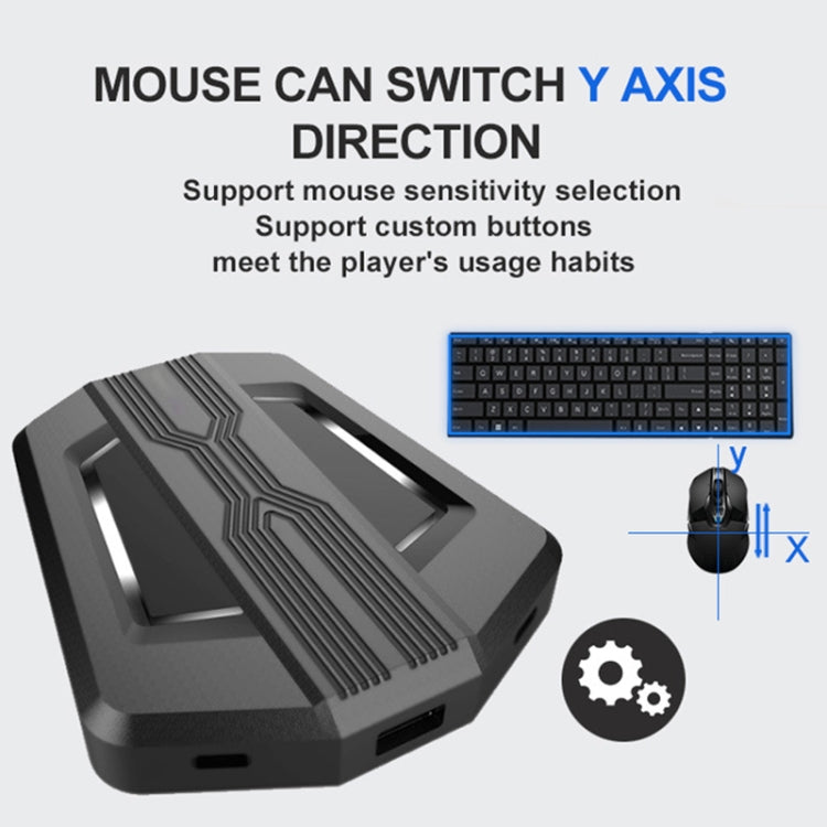 Keyboard And Mouse Converter For PS4/Switch/PS4 Pro/XBOX ONE(Black) - Adapter & Cables by buy2fix | Online Shopping UK | buy2fix