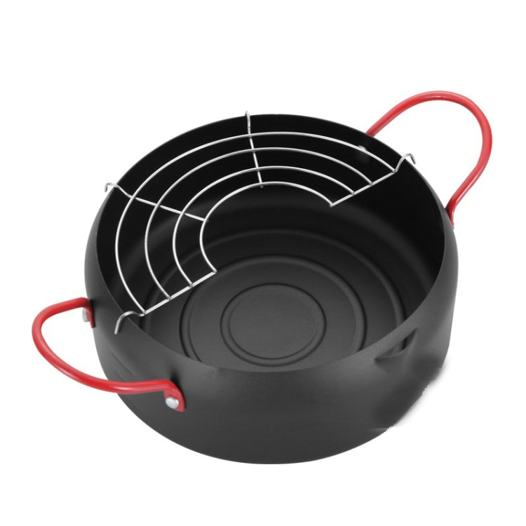 Tempura Hot Pot Household Fryer Pot Non-Stick Pan With Filter Holder, Specification:20cm without Clip - Home & Garden by buy2fix | Online Shopping UK | buy2fix