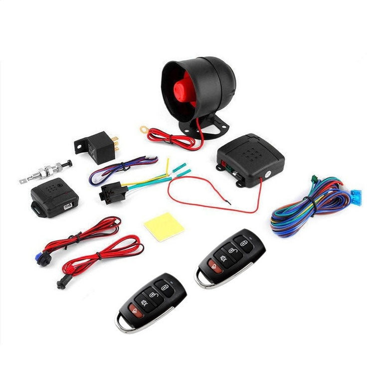 2 Set Universal Car Alarm Horn Collision Alarm System Alarm Remote Control - Security Alarm System by buy2fix | Online Shopping UK | buy2fix