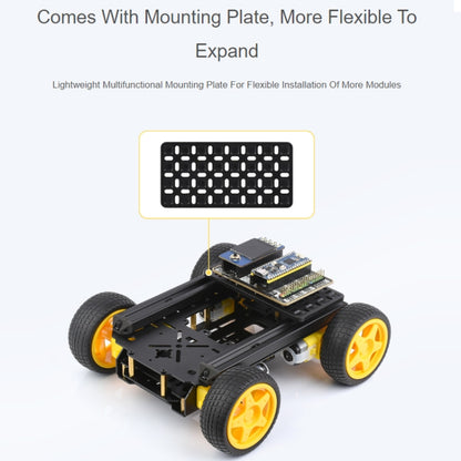 Waveshare Smart Mobile Robot Chassis Kit, Chassis:With Shock-absorbing(Mecanum Wheels) - Consumer Electronics by Waveshare | Online Shopping UK | buy2fix