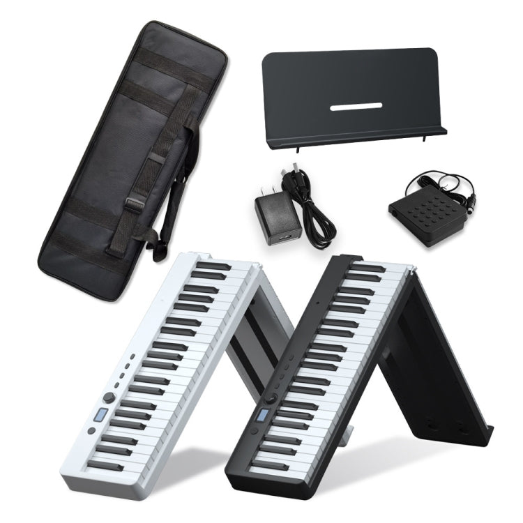 Wersi 88-Key Foldable Portable Electronic Piano Keyboard For Beginners Practice Piano, USB(Black) - Keyboard Instruments by buy2fix | Online Shopping UK | buy2fix