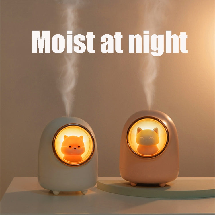 M08 Battery Type Cartoon Space Capsule Car Portable Cute Pet Desktop Humidifier(White) - Home & Garden by buy2fix | Online Shopping UK | buy2fix