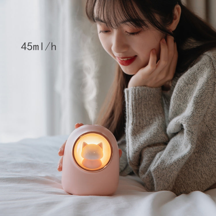 M08 Battery Type Cartoon Space Capsule Car Portable Cute Pet Desktop Humidifier(White) - Home & Garden by buy2fix | Online Shopping UK | buy2fix