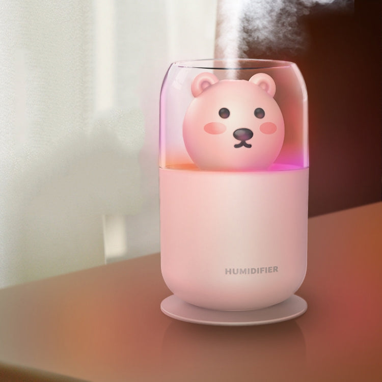 Y06 Cute Pet USB Air Humidifier Home Car Small Hydrating Aroma Diffuser(Pink) - Home & Garden by buy2fix | Online Shopping UK | buy2fix