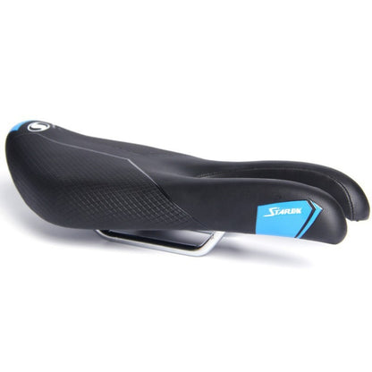 STARBK Mountain Bike Saddle Seat Cushion Road Bike Bicycle Seat(Black Blue) - Outdoor & Sports by STARBK | Online Shopping UK | buy2fix