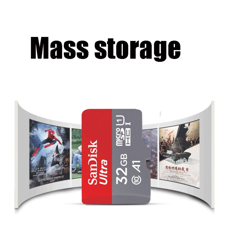 SanDisk A1 Monitoring Recorder SD Card High Speed Mobile Phone TF Card Memory Card, Capacity: 512GB-100M/S - Micro SD Card by SanDisk | Online Shopping UK | buy2fix