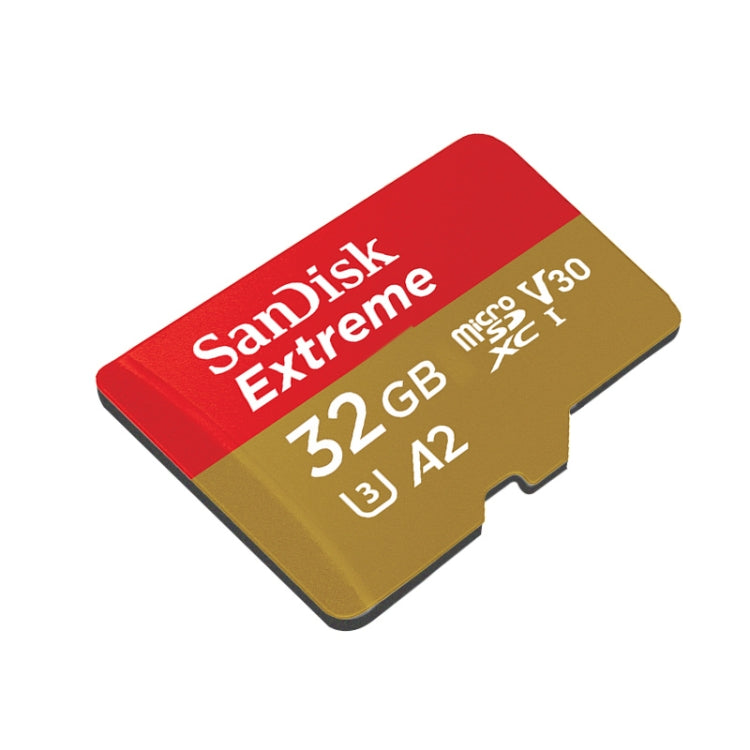 SanDisk U3 High-Speed Micro SD Card  TF Card Memory Card for GoPro Sports Camera, Drone, Monitoring 32GB(A1), Colour: Gold Card - Micro SD Card by SanDisk | Online Shopping UK | buy2fix