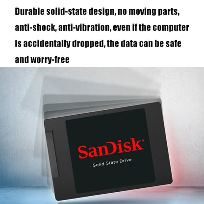 SanDisk SDSSDA 2.5 inch Notebook SATA3 Desktop Computer Solid State Drive, Capacity: 1TB - External Solid State Drives by SanDisk | Online Shopping UK | buy2fix