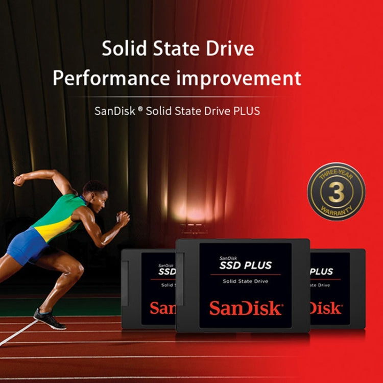 SanDisk SDSSDA 2.5 inch Notebook SATA3 Desktop Computer Solid State Drive, Capacity: 1TB - External Solid State Drives by SanDisk | Online Shopping UK | buy2fix