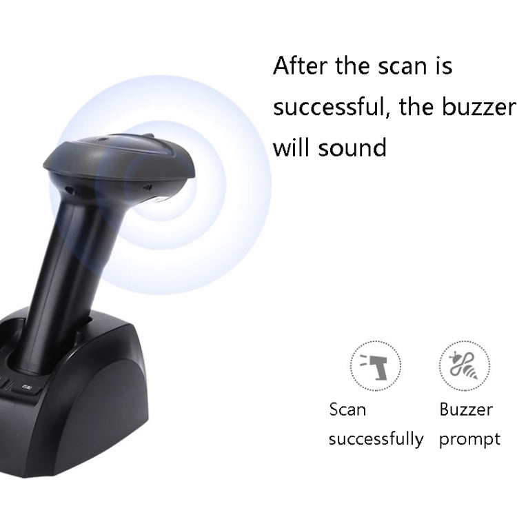 Deli 14951W Barcode Scanner One-Dimensional Code Scanner - Barcode Scanner by Deli | Online Shopping UK | buy2fix