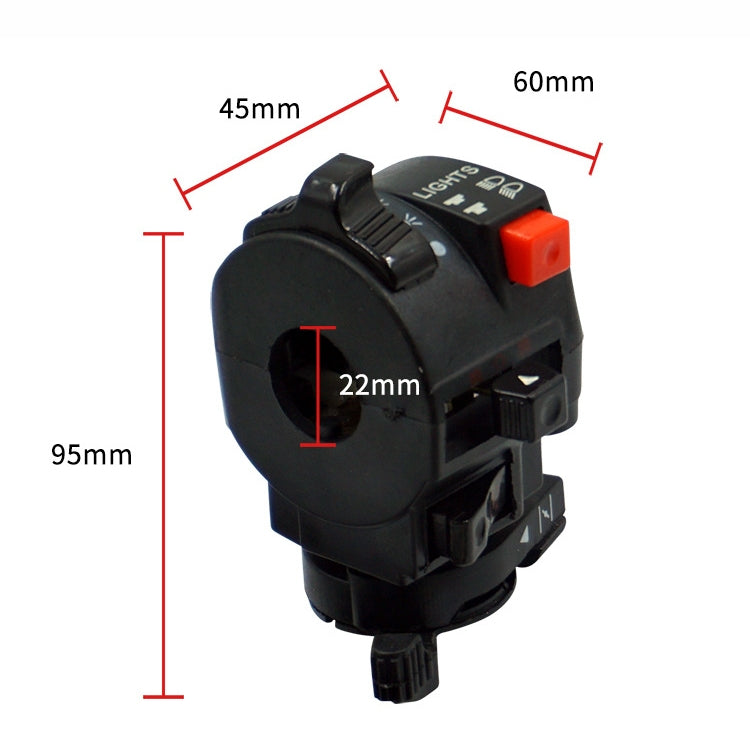 Motorcycle Modified Multi-Function Handlebar Switch For ATV 200 / 250 - In Car by buy2fix | Online Shopping UK | buy2fix