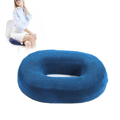 Slow Resilience Memory Foam Office Hip Pad After Hemorrhoids Operation Cushion(Blue) - Cushions & Pillows by buy2fix | Online Shopping UK | buy2fix