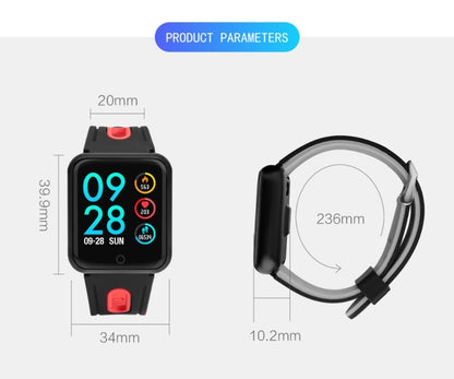 P68 Smart Watches Heart Rate Monitor Blood Pressure Activity Tracker - Smart Wear by buy2fix | Online Shopping UK | buy2fix