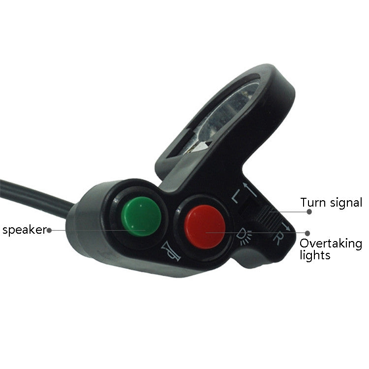 Motorcycle Modified Accessories Multi-Function Speaker Shifting Turning Light Switch - Electrical System by buy2fix | Online Shopping UK | buy2fix