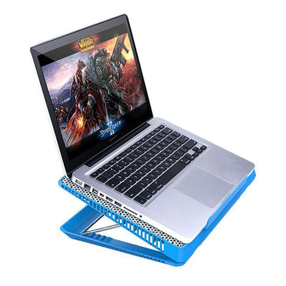 NUOXI X8 Aluminum Alloy Notebook Radiator Computer Multi-File Adjustment Bracket(Blue) - Cooling Pads by NUOXI | Online Shopping UK | buy2fix