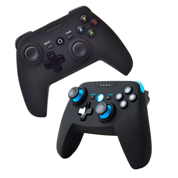 CX-X1  2.4GHz + Bluetooth 4.0 Wireless Game Controller Handle For Android / iOS / PC / PS3 Single Handle (Blue) - Gamepads by buy2fix | Online Shopping UK | buy2fix